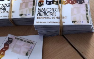 El Ayuntamiento de Valderrey reparte carnets de la biblioteca municipal para todos los empadronados del municipio