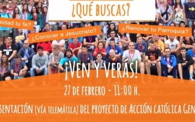 La Diócesis de Astorga presenta el proyecto pastoral de acción católica general de forma online