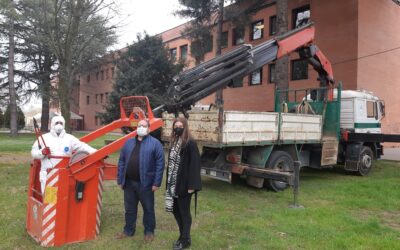 Tratamiento contra la procesionaria de los árboles en La Bañeza