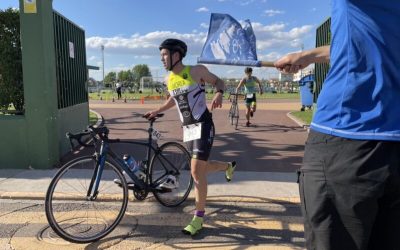 Fernando Carmona y Zoila Sicilia ganan el duatlón de Santa María del Páramo