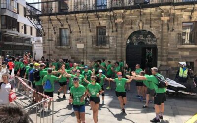 Las astorganas Sole Yebra y su hija Lidia corren a Santiago para recaudar fondos contra el cáncer
