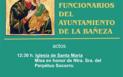 Los funcionarios del ayuntamiento de La Bañeza celebran hoy su fiesta