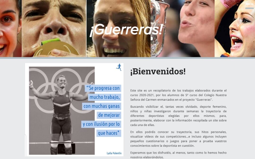 El colegio Nuestra Señora del Carmen de La Bañeza visibiliza el deporte femenino a través del proyecto ‘¡Guerreras!’