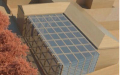 Adjudicada por 223.500 euros la construcción de la estructura que cubrirá el mosaico romano en el patio de la biblioteca