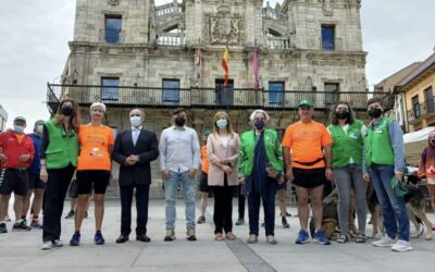 A Santiago contra el cáncer hace parada en Astorga