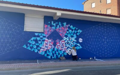El Art Aero Rap vuelve a llenar La Bañeza de arte a gran escala