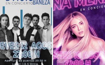 Dvicio y Ana Mena, conciertos estrella de las fiestas de La Bañeza