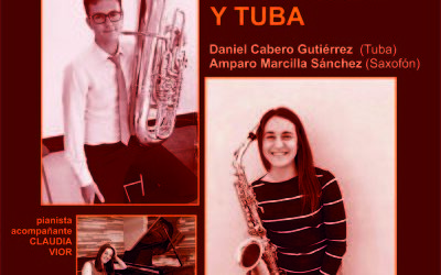 La tuba y el saxo ponen la banda sonora al Teatro Municipal bañezano
