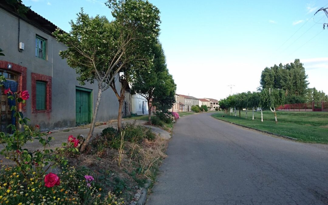 Inauguración del paseo peatonal en Santa Colomba de la Vega