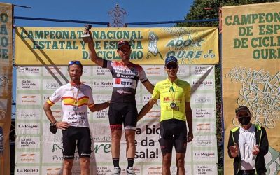 Cavero consigue la plata en el Campeonato de España Open de ciclismo
