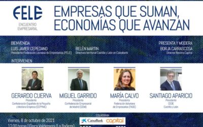 La Fele celebra el viernes en La Bañeza el acto ‘Empresas que suman, economías que avanzan’ para poner en valor al tejido productivo tras el impacto de la pandemia
