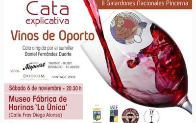 Cata explicativa de Vinos de Oporto con motivo de la Gala de Entrega de los II Galardones Nacionales Pincerna