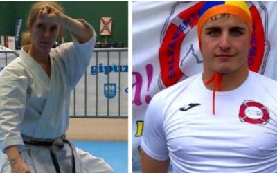 La karateka Ana Isabel Tagarro y el nadador Alberto Turrado, mejores deportistas del año en La Bañeza