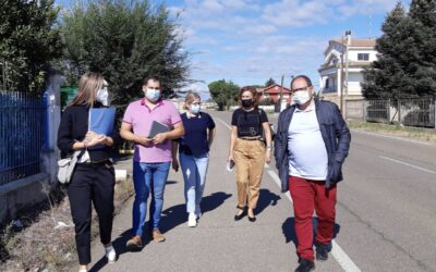 Arrancan las obras del Paseo Botánico de La Bañeza