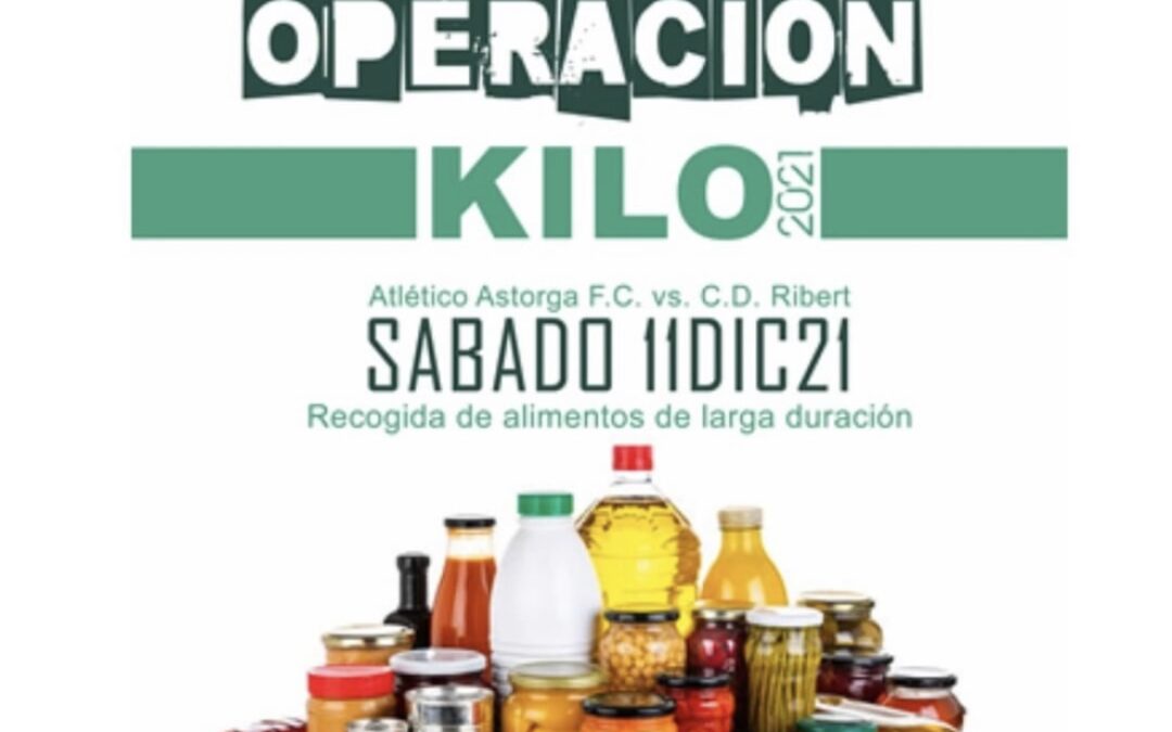 El Atlético Astorga se suma este sábado a la Operación Kilo de Cáritas