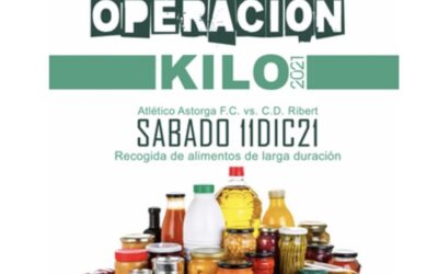 El Atlético Astorga se suma este sábado a la Operación Kilo de Cáritas