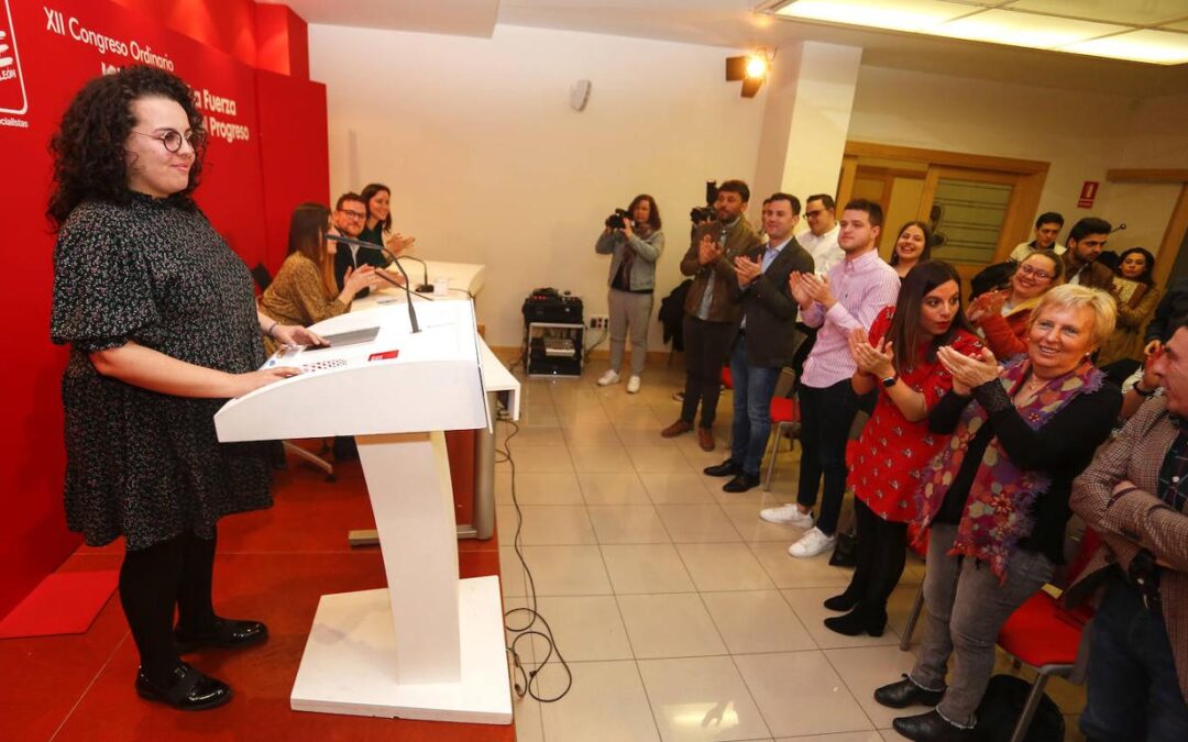 La secretaria general de Juventudes Socialistas de León, Laura Busto, asume la Secretaría federal de Protección a la Infancia y Adolescencia