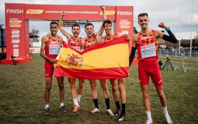 Raúl Celada plata por equipos en el Europeo de Cross en Irlanda