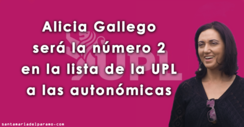 La paramesa Alicia Gallego será la número 2 en la lista de la UPL a las autonómicas