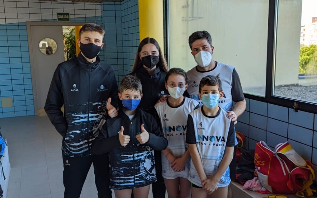 Buen comienzo para los socorristas de la Escuela de Natación de Astorga en el Trofeo de Palencia