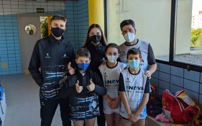 Buen comienzo para los socorristas de la Escuela de Natación de Astorga en el Trofeo de Palencia