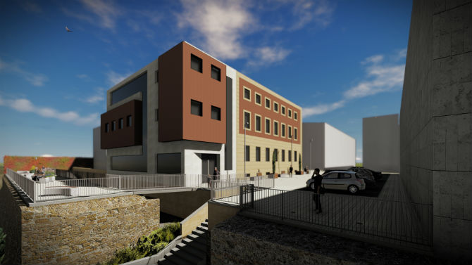 Las obras en el futuro cuartel de la Policía Local de Astorga se retomarán antes de final de año
