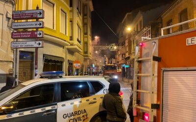 La calle del Reloj de La Bañeza protagoniza un nuevo incendio