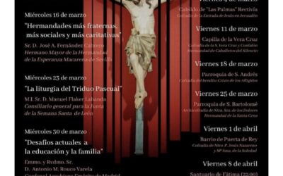 Unión cofrade para vivir la cuaresma y preparar la Pascua con un programa de actos