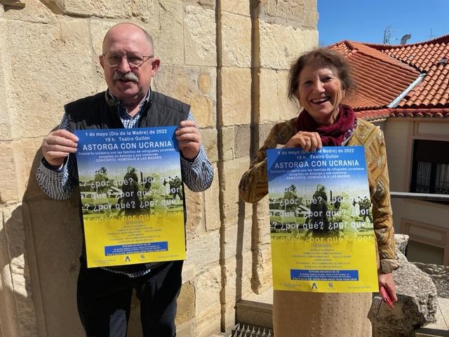‘Astorga con Ucrania’ te propone un concierto y un mercadillo solidario para apoyar a los refugiados que han llegado a la ciudad y comarca
