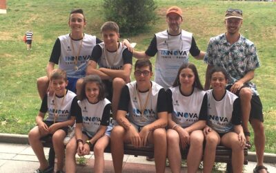 La Escuela de Salvamento de Astorga, subcampeones de Castilla y León en relevos sprint