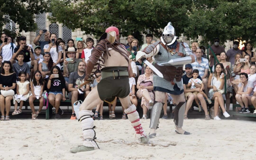 Las luchas romanas y la música astur preludian las fiestas de Astures y Romanos 2022