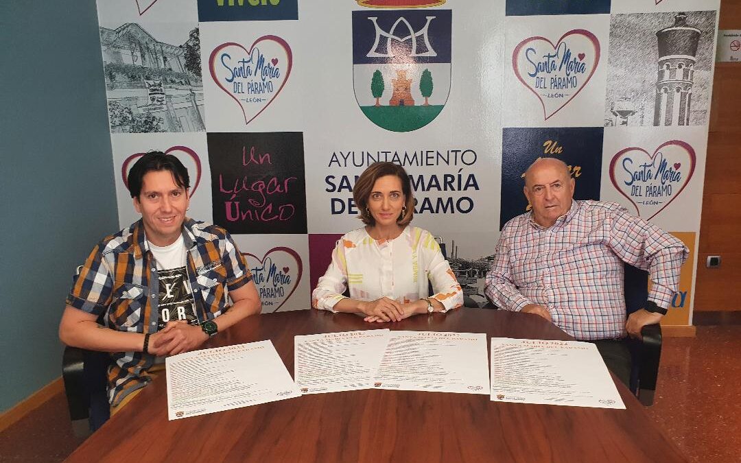 El Ayuntamiento de Santa María del Páramo programa un mes de julio con novedades en las actividades culturales