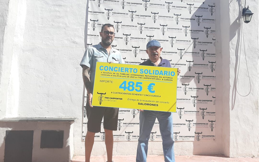 The Carpenter recauda 485 euros con el concierto solidario en favor de las familias ucranianas