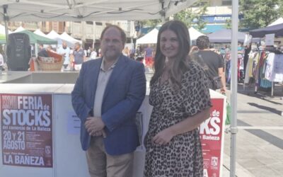 La Bañeza celebra la Feria de Stocks y pone en valor el esfuerzo del tejido comercial