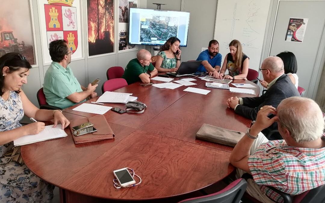 Filiel y Molinaferrera, las localidades que más preocupan por el incendio del campo de tiro del Teleno