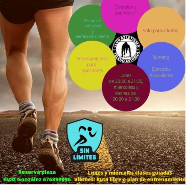 Club atletismo teleno clases guiadas