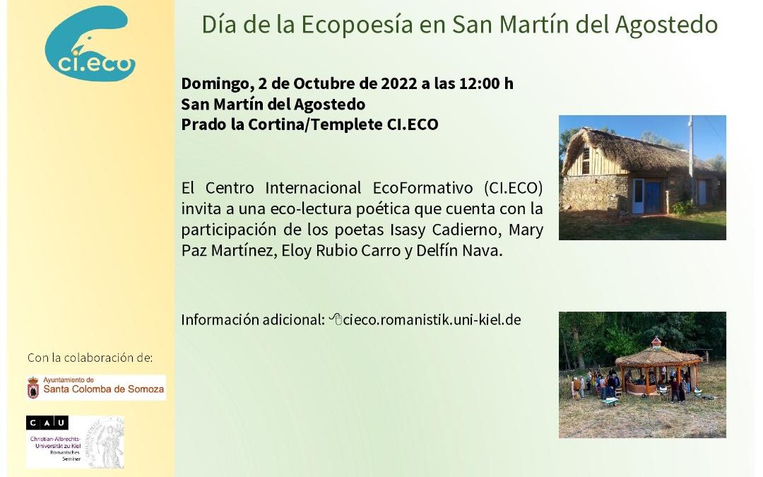 Día de la Ecopoesía en San Martín del Agostedo el domingo 2 de octubre