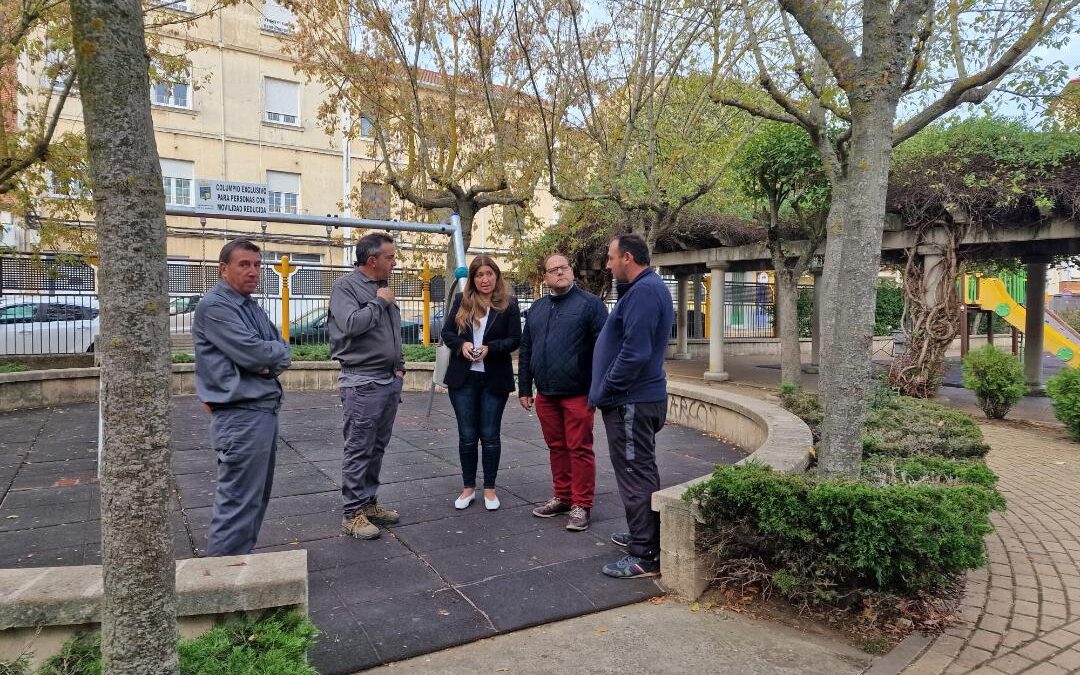 En marcha las obras en el Parque Infantil y en la Avenida de Portugal de La Bañeza