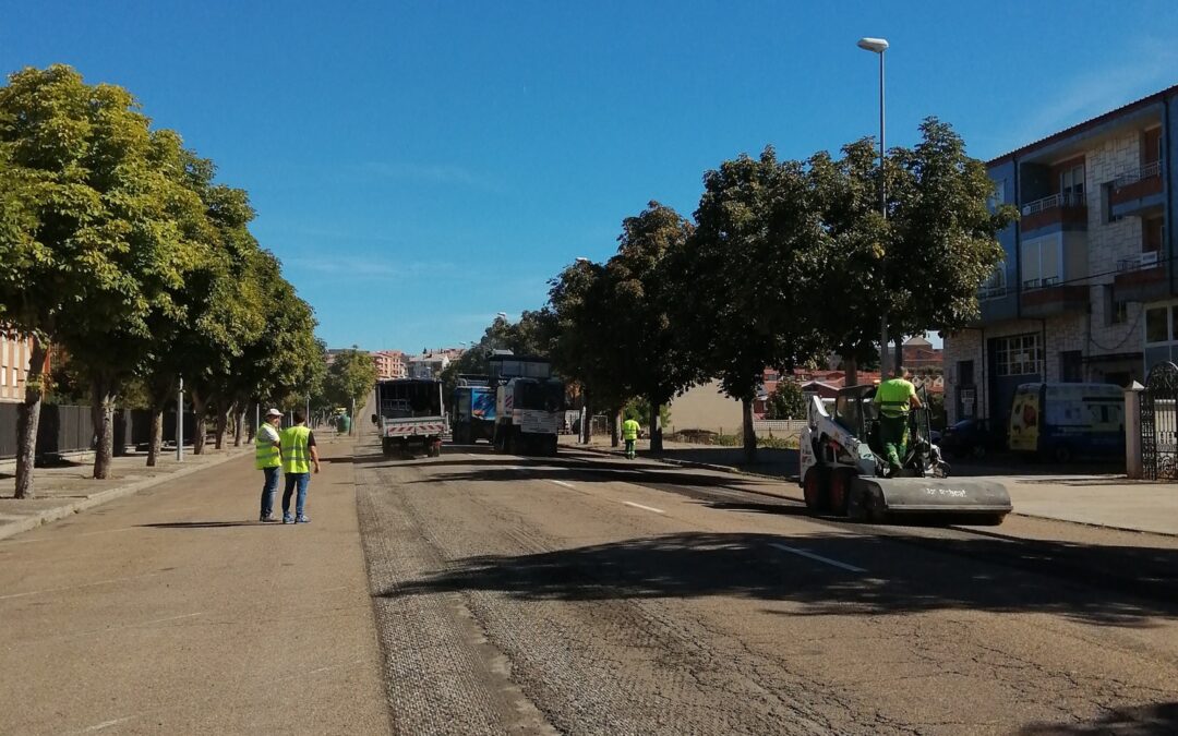 Comienza el arrreglo de la carrtera de Sanabria en Astorga