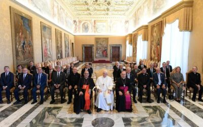 El obispo de Astorga visita al Papa con motivo del 75 aniversario de Cáritas
