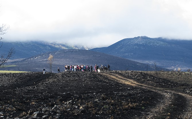 Teleno Libre denuncia que la Junta no contabiliza como Gran Incendio Forestal las casi 4.000 hectáreas quemadas en el incendio del campo de tiro