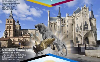 Astorga acoge por segunda vez el Campeonato de España de Billar a tres bandas