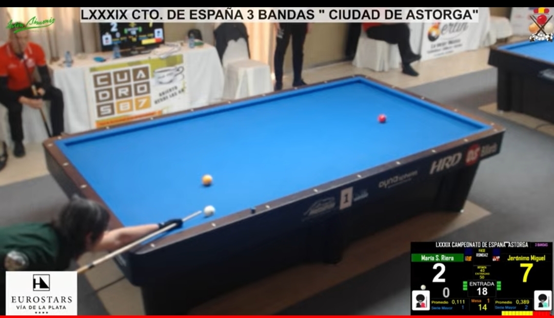 El Campeonato de España de Billar a Tres Bandas celebra las primeras rondas de clasificación