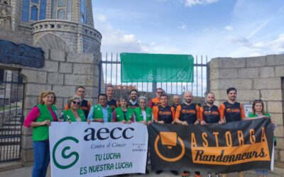 La junta local de Astorga de la AECC despide a Salva Palomo y Roberto Fernandez que este sábado empiezan su reto solidario