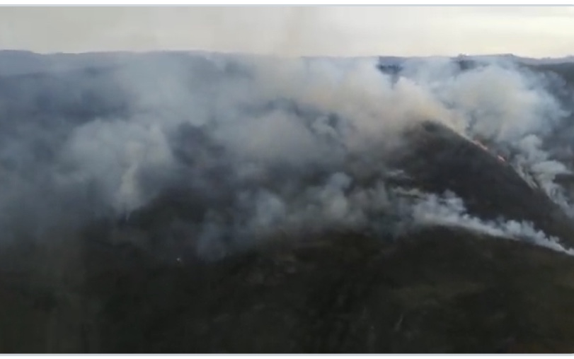 Extinguido el incendio intencionado de Marrubio que ha calcinado 150 hectáreas