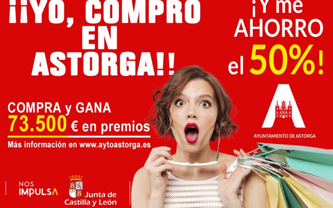 El sorteo “Yo compro en Astorga” repartirá 33.000 euros en premios