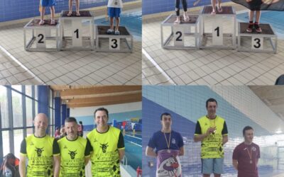 Siete oros, cuatro bronces y un récord de la escuela de Salvamento de Astorga en el Campeonato autonómico