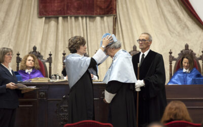El poeta bañezano Antonio Colinas, investido como nuevo doctor honoris causa de la Usal