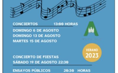 La banda lleva la música al Jardín de la Sinagoga