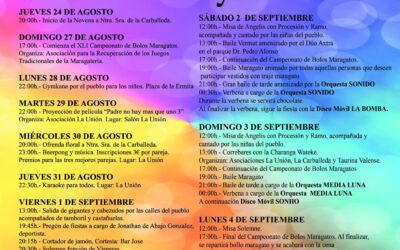 Val de San Lorenzo celebra sus Fiestas de la Carballeda del  1 al 4 de septiembre